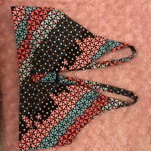 PINK multicolored sports bra